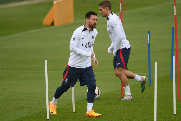 Lionel Messi regresó a los entrenamientos de PSG esta semana; será titular ante Ajaccio