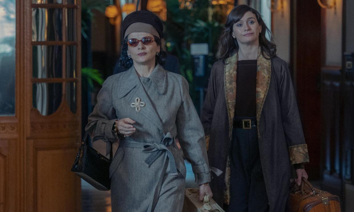 <span>Handbags and gladwrags … (from left) Juliette Binoche and Emily Mortimer in The New Look.</span><span>Photograph: Roger Do Minh/Apple</span>