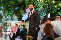 'Wedding Season' Premiere Date: Saturday, June 3, at 8 p.m. ET. Stars: Stephanie Bennett and Casey Deidrick Logline: "Trish (Bennett) is a journalist who is on back-to-back bridesmaid duty for her three best friends. When her date is unable to join, she pairs up with photographer Ryan (Deidrick), the brother of her best friend." 'Love's Greek to Me' Premiere Date: Saturday, June 10, at 8 p.m. ET. Stars: Torrey DeVitto, Giannis Tsimitselis and Marina Sirtis Logline: "When Ilana (DeVitto) travels to Santorini with her Greek boyfriend Mike (Tsimitselis) for his sister Alex's (Katerina Konstas) wedding, she's thrilled to be asked to be her American Maid of Honor. Mike surprises Ilana by proposing, leaving Ilana gets caught in the whirlwind created by his well-meaning and overly enthusiastic mother Athena (Sirtis)." 'The Wedding Contract' Premiere Date: Saturday, June 18, at 8 p.m. ET. Stars: Becca Tobin and Jake Epstein Logline: "Rebecca (Tobin), a teacher, and Adam (Epstein), an ad executive are excited to plan their Jewish wedding, but their wedding and future are put into jeopardy when Adam lands a new ad campaign, and their mothers meet for the first time." 'Make Me a Match' Premiere Date: Saturday, June 24, at 8 p.m. ET. Stars: Roshi Kota and Eva Bourne Logline: "Vivi (Bourne), an optimistic woman with a substandard romantic history, works at a data-driven matchmaking app. Once she discovers that the success rate for matches at her company is low, she hires Raina (Rekha Sharma), an Indian matchmaker, to provide advice on how to improve their numbers. As they embark on this matchmaking journey, Vivi meets Raina's spontaneous son, Bhumesh (Kota), and questions whether finding love is something one must take control of or let naturally come to them."