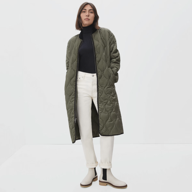 Everlane ReNew Long Puffer Review ⋆ chic everywhere