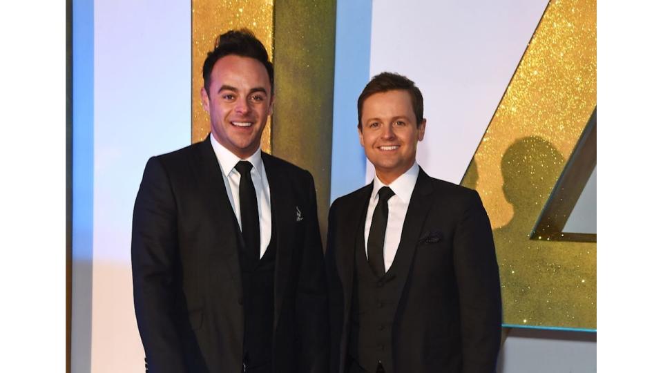 Anthony McPartlin and Declan Donnelly attend the 21st National Television Awards 