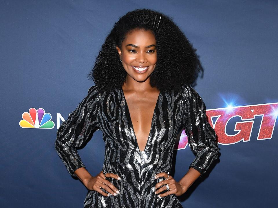 Gabrielle Union arrives at the "America's Got Talent" Season 14 Live Show Red Carpet at Dolby Theatre on September 10, 2019.