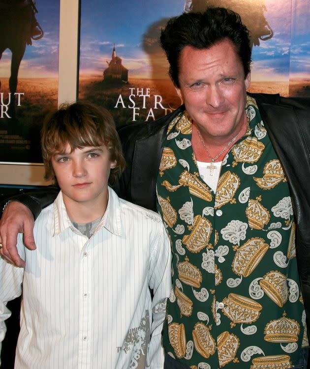 Michael and Hunter Madsen pictured at a film premiere in 2007 (Photo: Jim Smeal/BEI/Shutterstock)