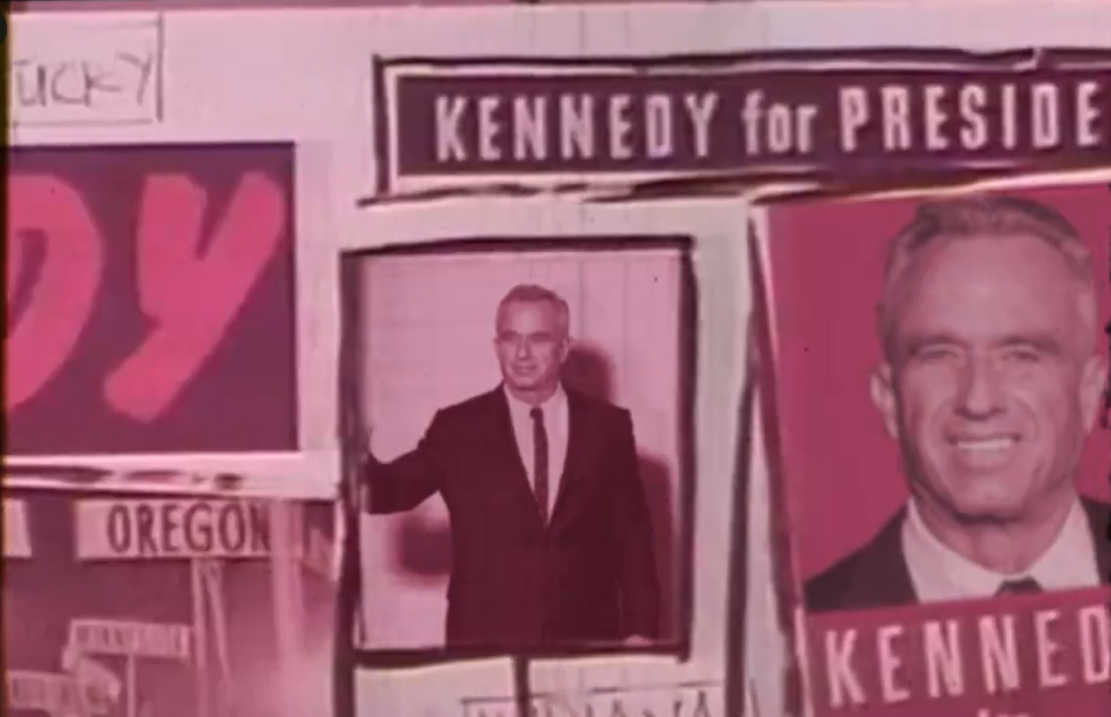 Robert Kennedy Jr s’est attiré les critiques de sa famille pour un clip semblable à celui de son oncle JFK décédé en 1963.
