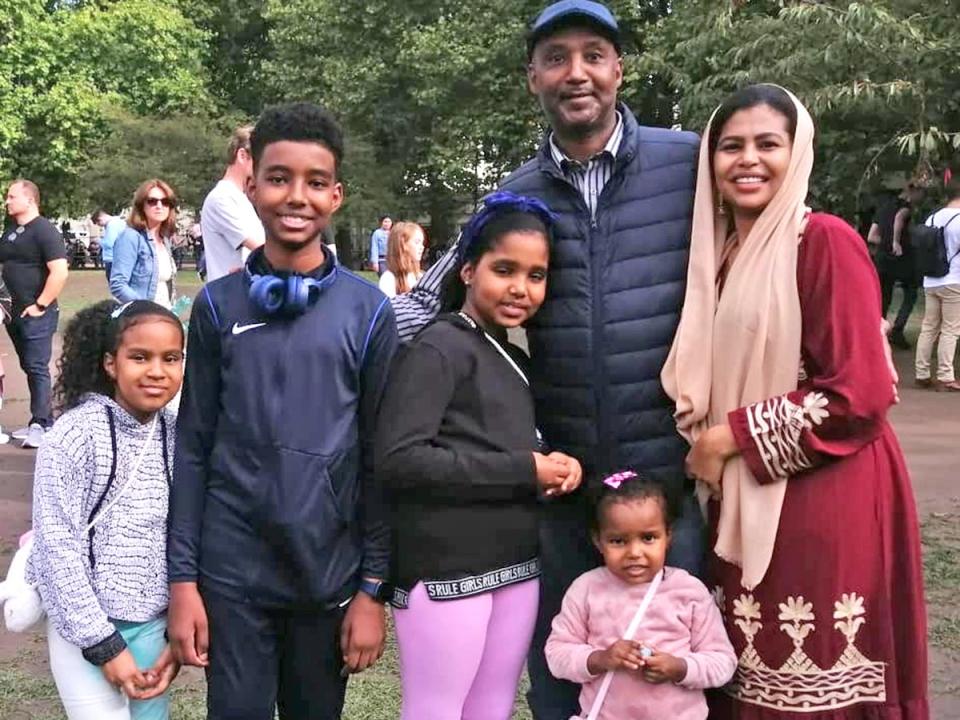 La familia Hamid vivía en un piso en Westminster, en el centro de Londres (suministrado)