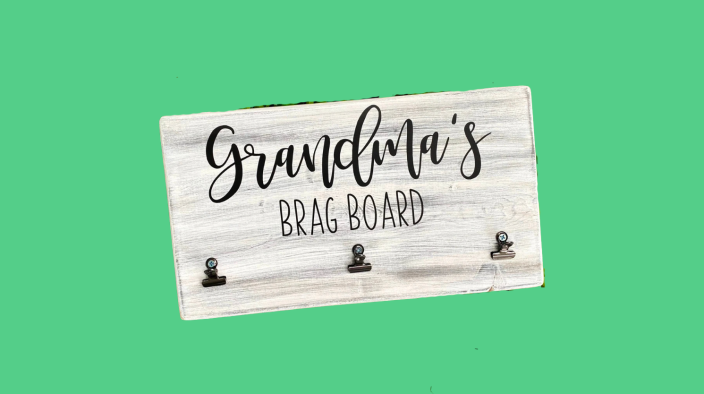 40 best gifts to give your grandma: Brag board