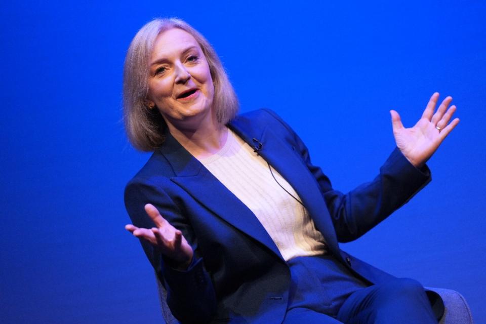 Liz Truss during the Conservative Party Conference in Birmingham. Photo: PA