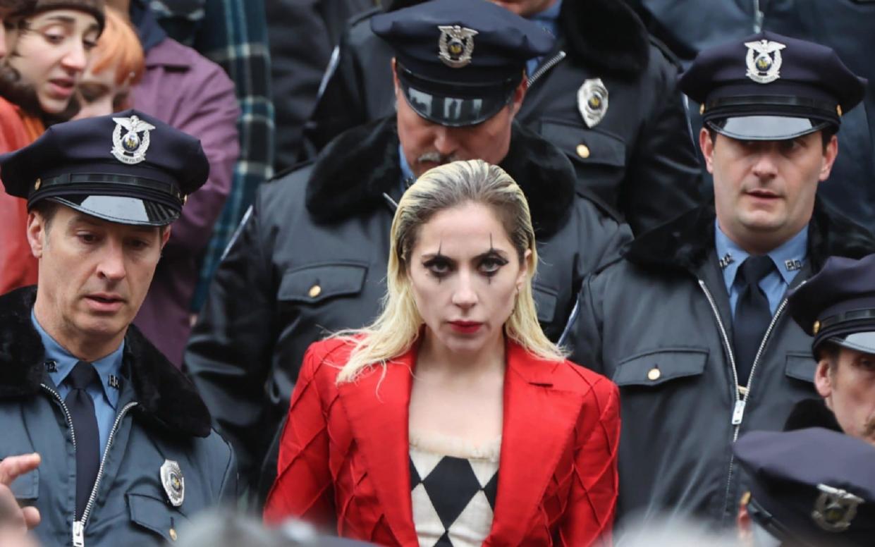 Lady Gaga on on the set of Joker 2 in New York - GC Images