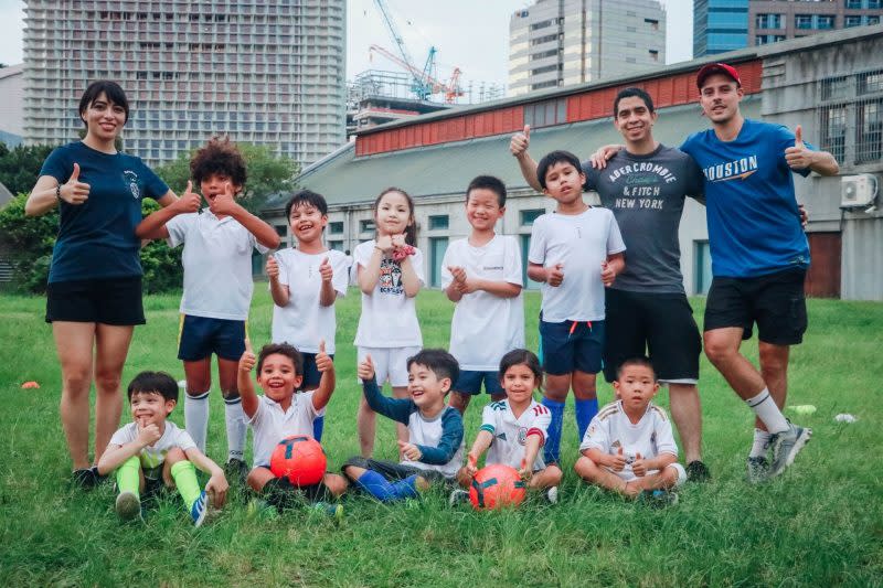 2020年參賽隊伍，拉丁美洲幼兒足球隊。（臺灣數位外交協會提供）