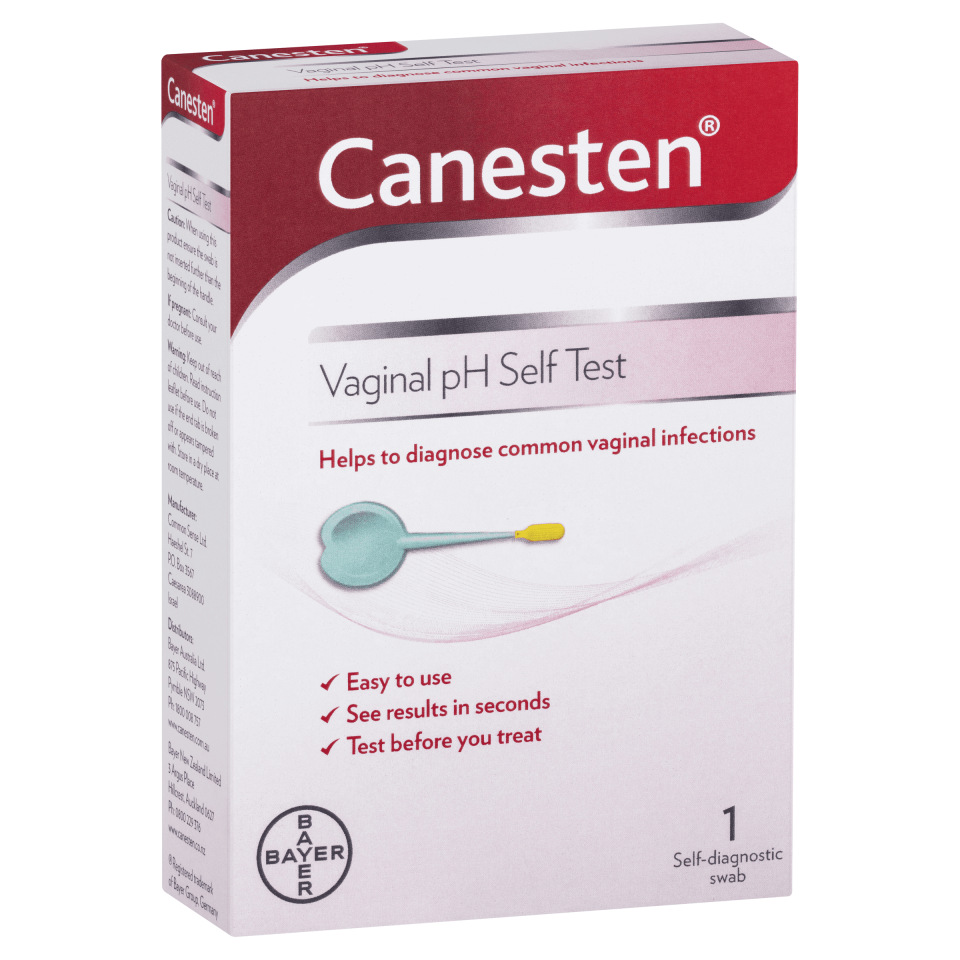 Canesten vaginal PH self test