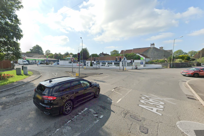 The junction of the A37 Whitstone Road and the A361 Charlton Road in Shepton Mallet