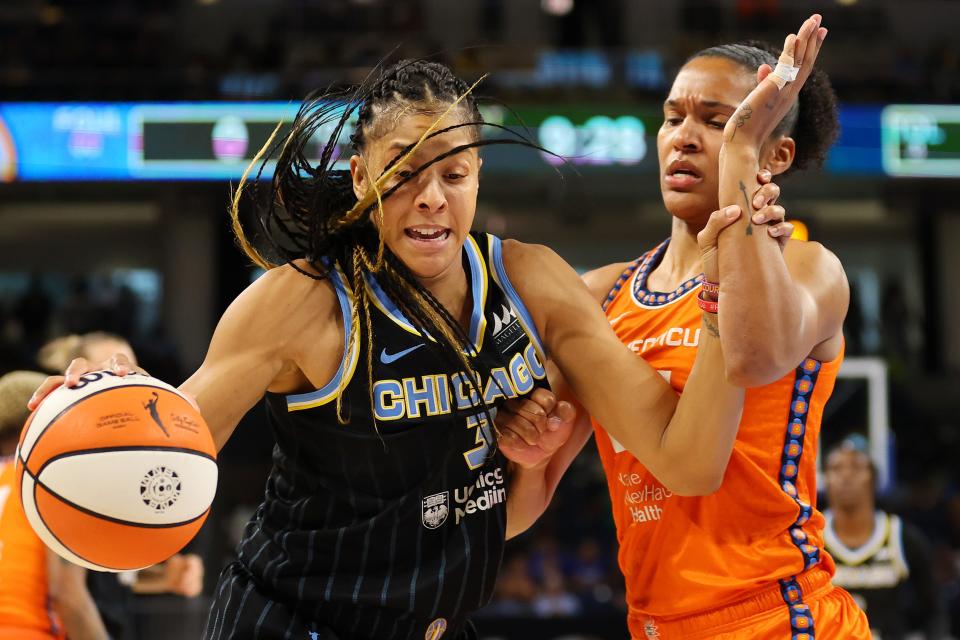 Candace Parker, 36, says playing the mental game has helped extend her career.