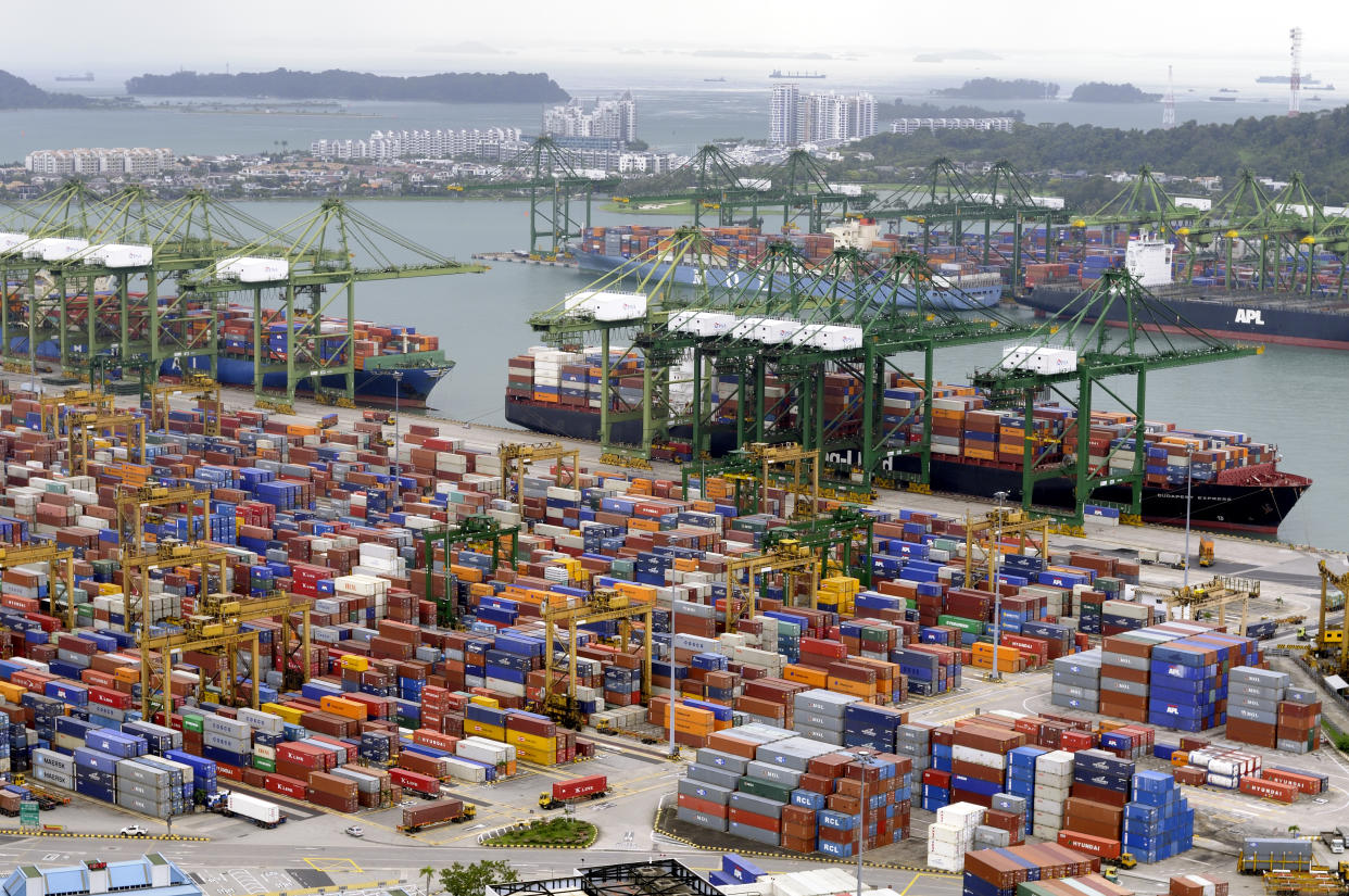 Puerto de mercancías de Singapore. Foto: Unkel/ullstein bild via Getty Images.