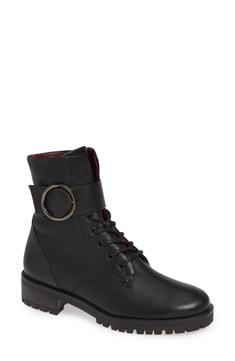 2) An Edgy Pair of Combat Boots That Hold up in the Snow