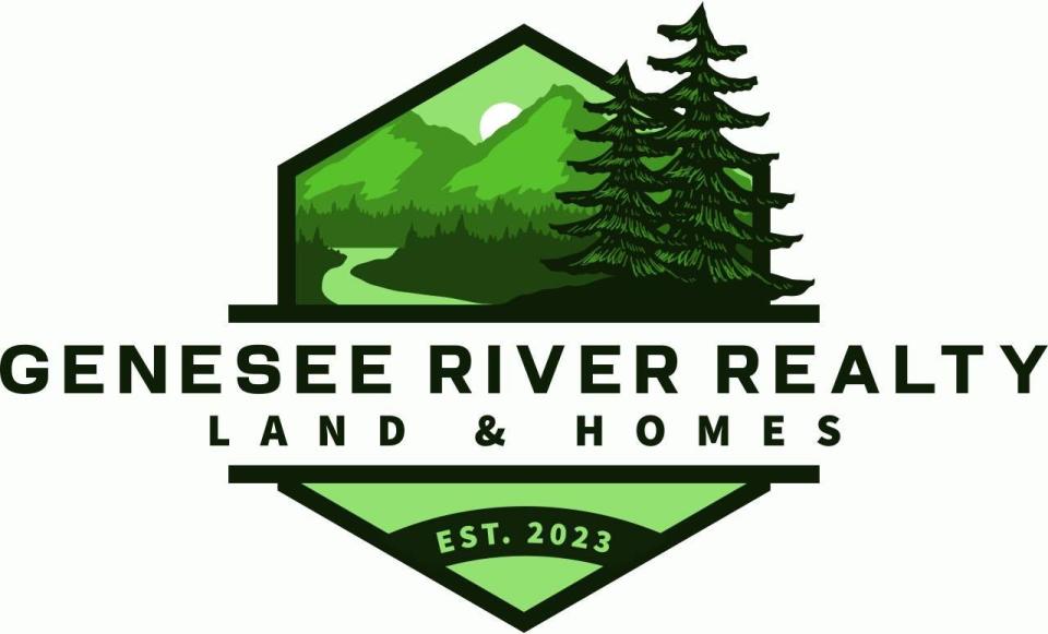 Genesee River Realty, recently founded by Jonas Willson, features a logo that incorporates its focus on recreational land in Allegany, Steuben and Cattaraugus counties.