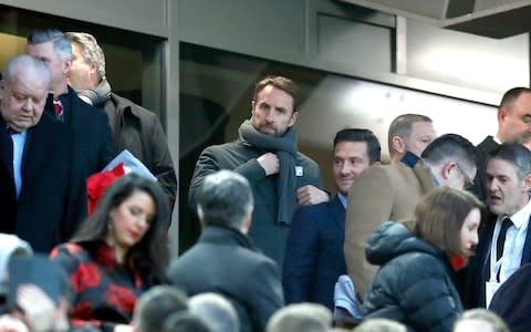 Gareth Southgate at Anfield - Credit: Pa