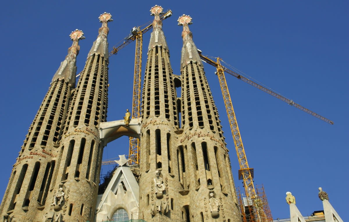 Progress on La Sagrada Familia has accelerated in recent years (PA)