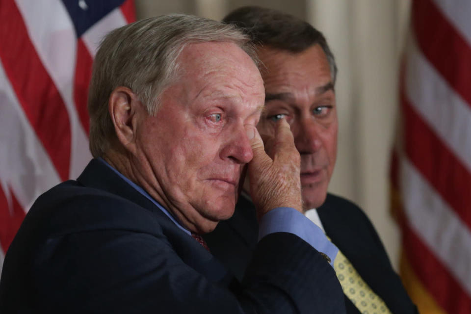 March 24, 2015 — Jack and John shed tears during Congressional Gold Medal awards