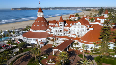 Hotel del Coronado (1888) San Diego, California. Credit: Historic Hotels of America and Hotel del Coronado.