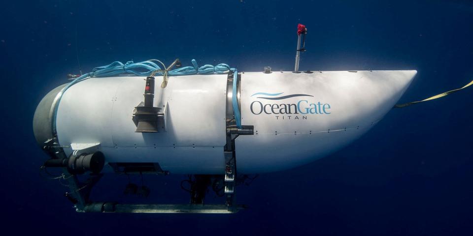 A picture of an OceanGate vehicle