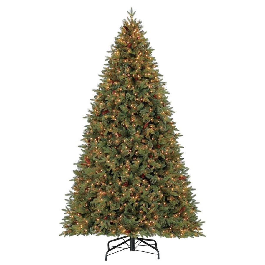 Holiday Living 9-ft Hayden Pine Incandescent Artificial Christmas Tree. (Image via Lowes)