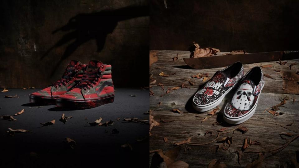 Freddy Krueger and Jason Voorhees horror shoes from Vans