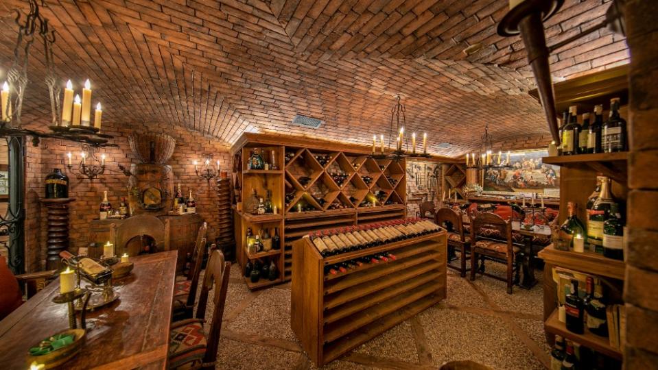 The brick-clad wine cellar. - Credit: Jim Bartsch