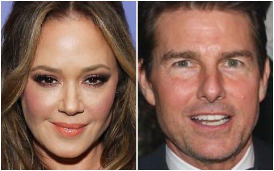 Leah Remini (left) lauded Thandie Newton for her candor in describing her filming experience with Tom Cruise. (Photo: Getty)