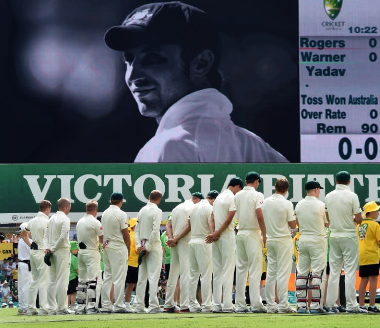 Australian batsman Phillip Hughes died from bleeding on the brain on November 27, 2014, after being hit on the base of the skull by a rising ball at the Sydney Cricket Ground during a domestic match