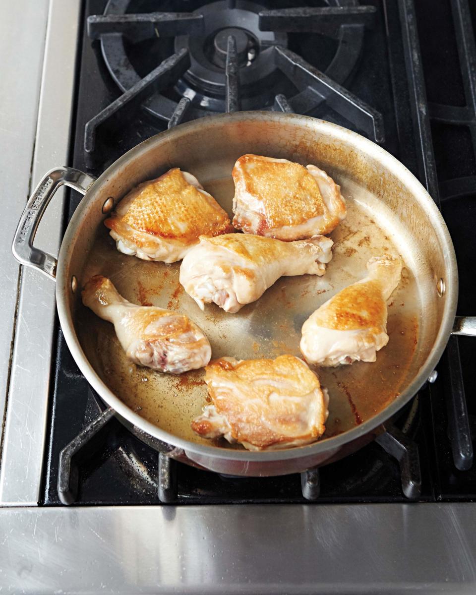 Soak Saffron and Brown Chicken