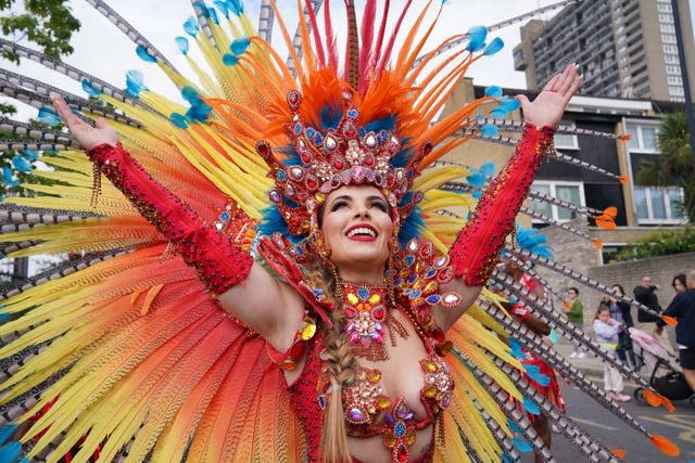 Notting Hill Carnival participants