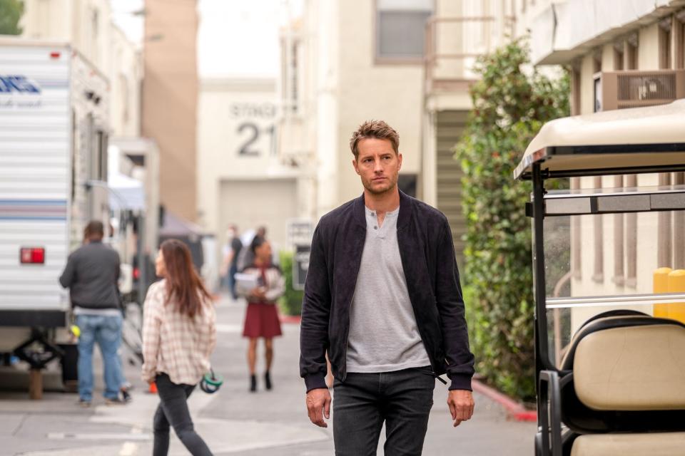 THIS IS US -- "The Challenger" Episode 601 -- Pictured: Justin Hartley as Kevin -- (Photo by: Ron Batzdorff/NBC)