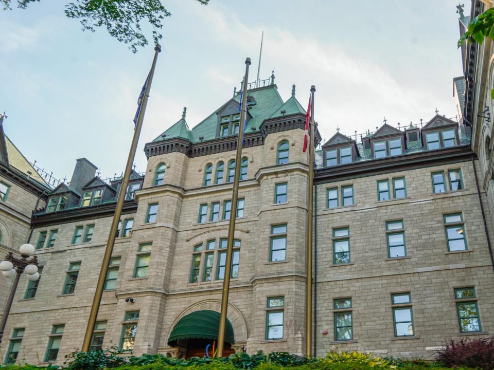 Québec City Hall, a national historic site in Canada.