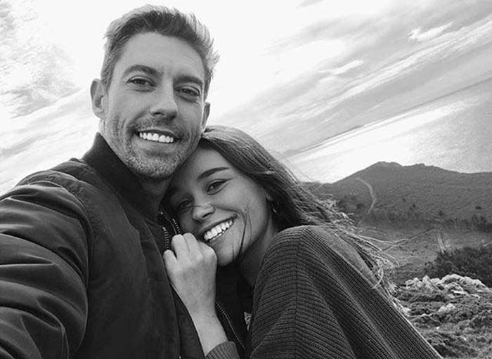 Adrián Lastra y Clara Chaín, una pareja feliz