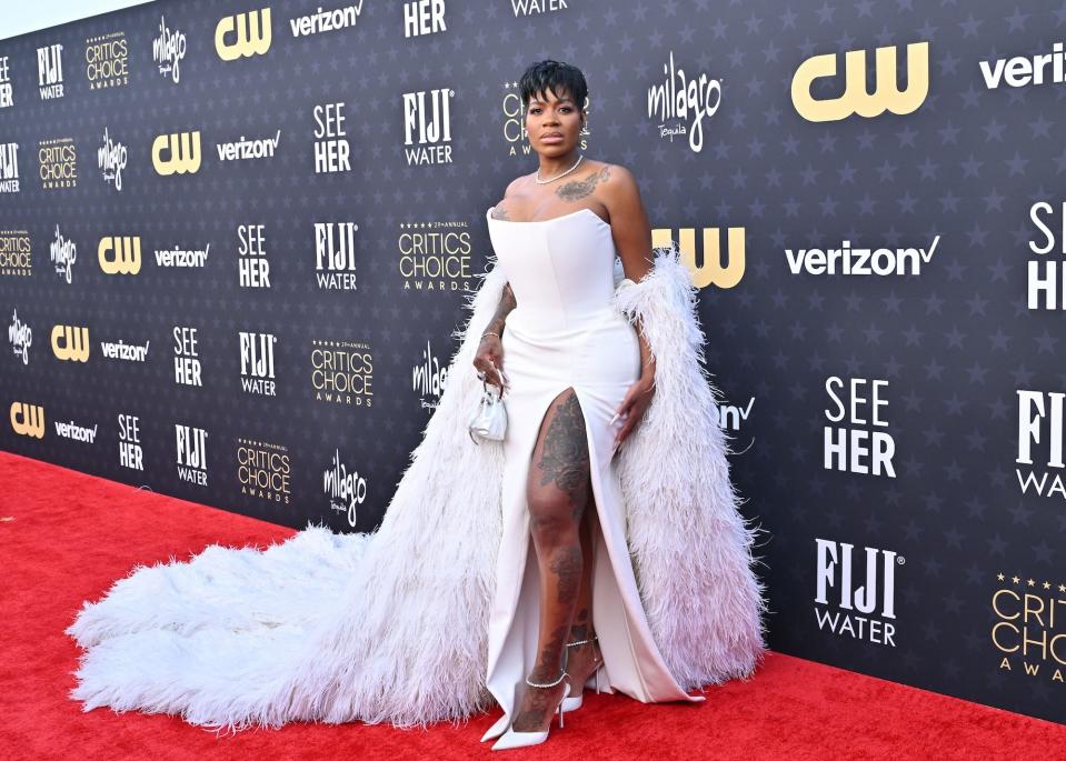 Fantasia Barrino attends the 2024 Critics Choice Awards.