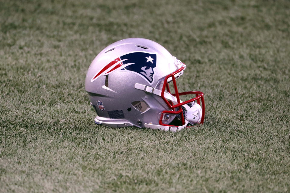 New England Patriots helmet