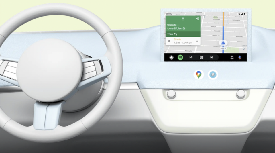 Google 在 Android 11 系統上加入無線連接 Android Auto，提升使用便利性。（圖片來源：Google）