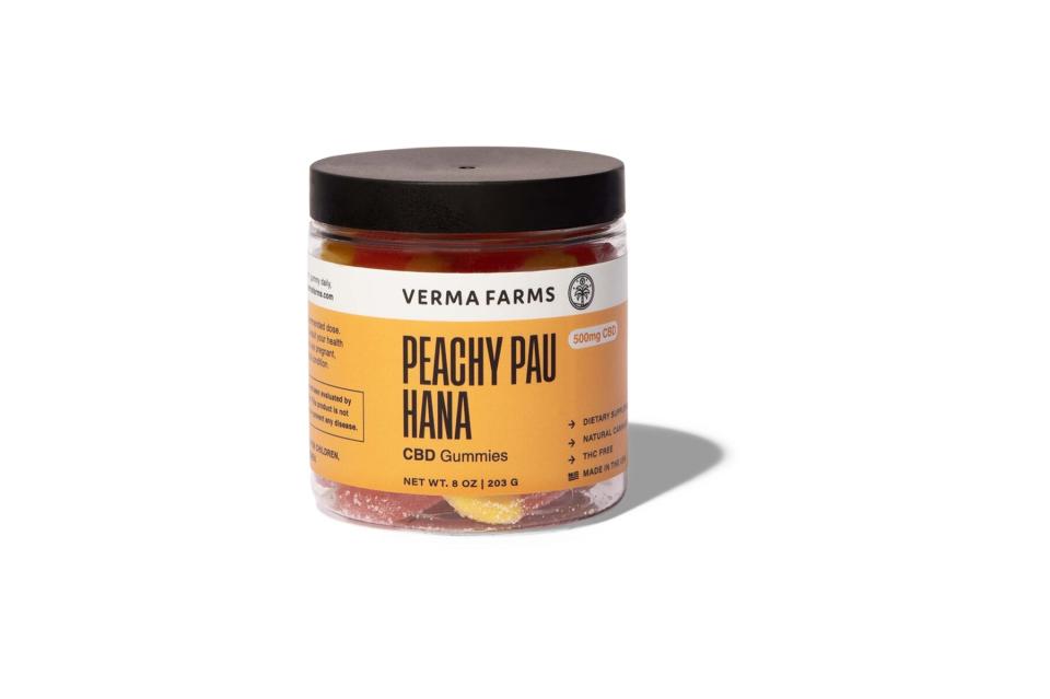 Verma Farms Peachy Pau Hana CBD gummies