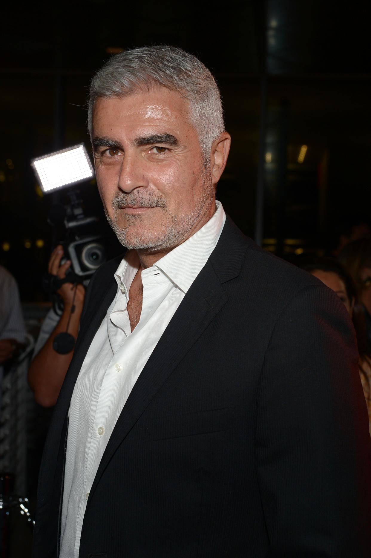 MIAMI, FL - OCTOBER 14:  Saul Lisazo arrives for the premiere of "The Snitch Cartel" at Regal South Beach on October 14, 2013 in Miami, Florida.  (Photo by Gustavo Caballero/Getty Images)