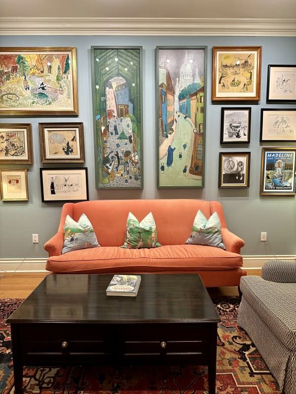 Original Bemelmans artwork at Ocean House<p>Courtesy Kelli Acciardo</p>