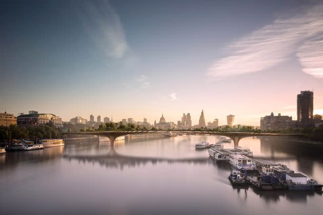 The Garden Bridge Project was dropped in 2017 (Photo: Heatherwick Studio)