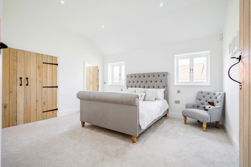 Eastern Daily Press: Another one of the bedrooms at Riseborough Barn