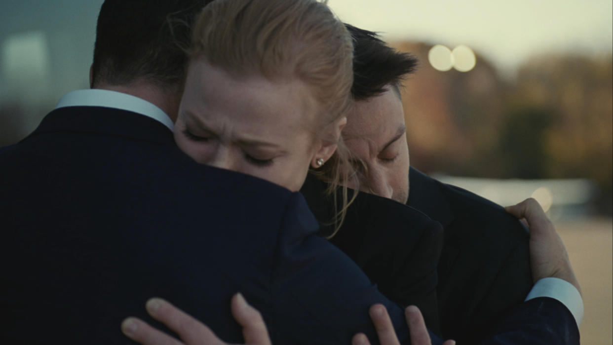  Jeremy Strong, Sarah Snook, and Kieran Culkin in Succession season 4 