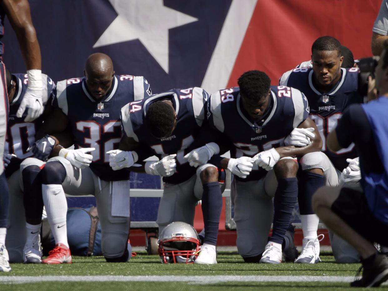 New England Patriots anthem protest