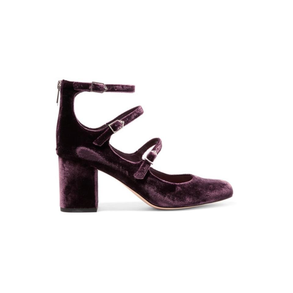 The Velvet Block Heel