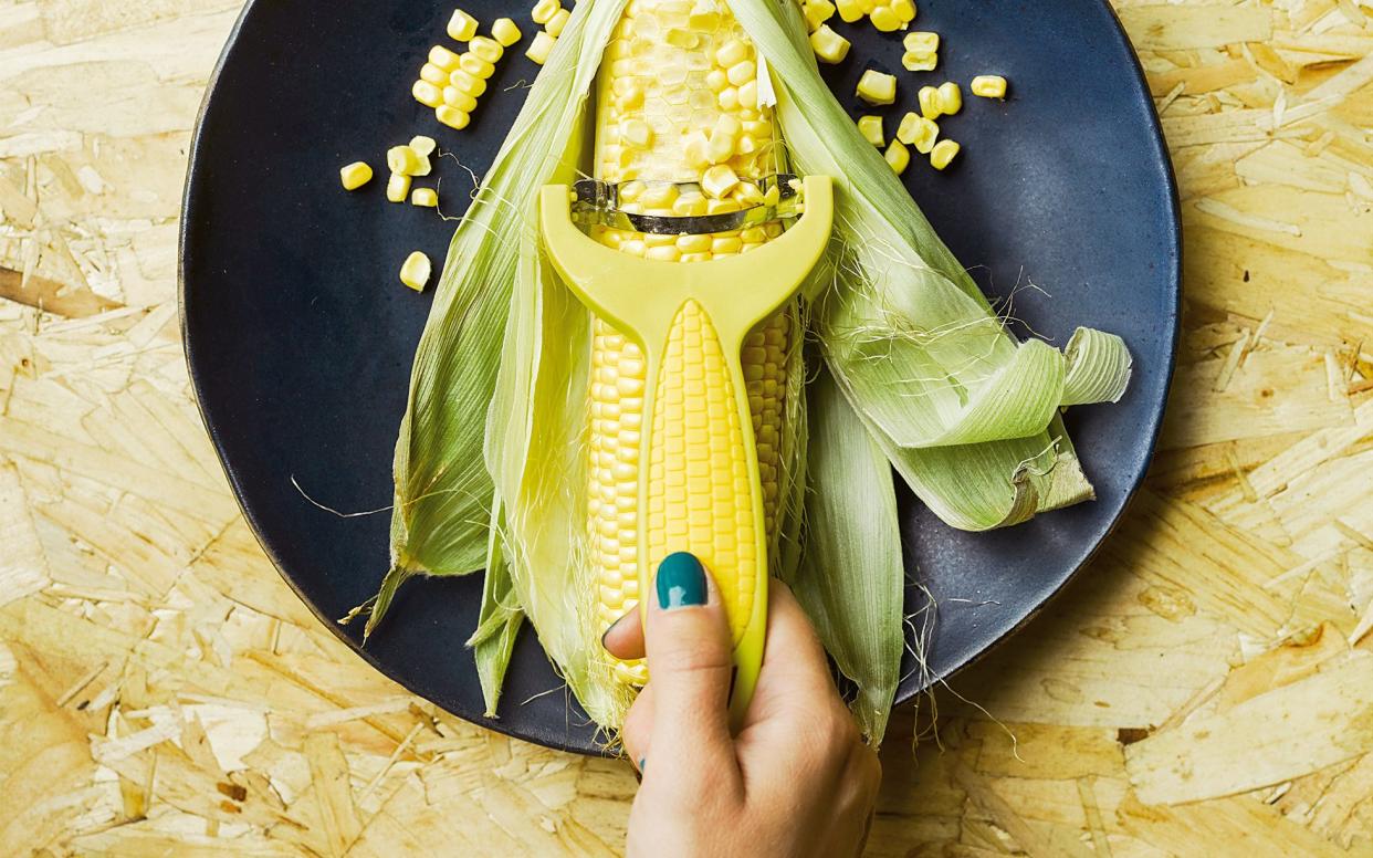 No longer an afterthought scattered from a tin, summer is the time to make fresh sweetcorn the star of the show - No Unauthorized Use