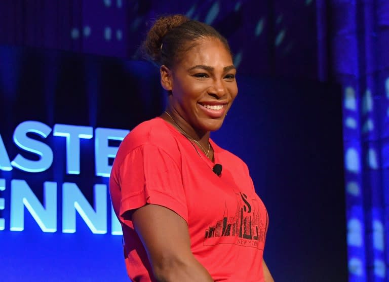 Serena Williams says it is "interesting" that she has been tipped as US Open favorite