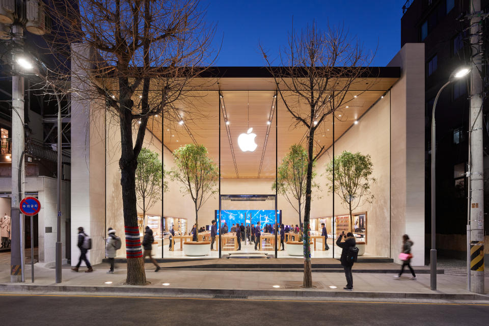 Apple Store Seoul: Kehrt die Anziehungskraft zurück? (Foto: © Apple)