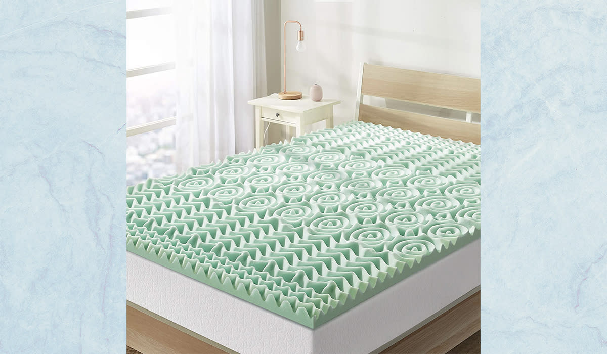 Aloe-infused mattress topper