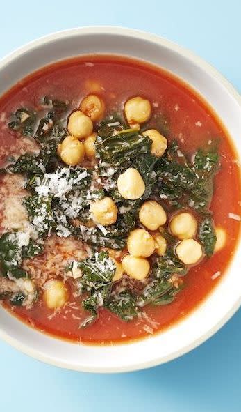 7) Chickpea and Kale Soup